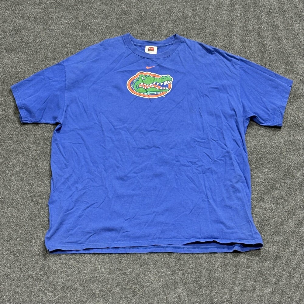 Vintage Florida Gators Shirt Mens 2XL Blue NCAA Football Nike University Tee Y2K - Picture 1 of 12